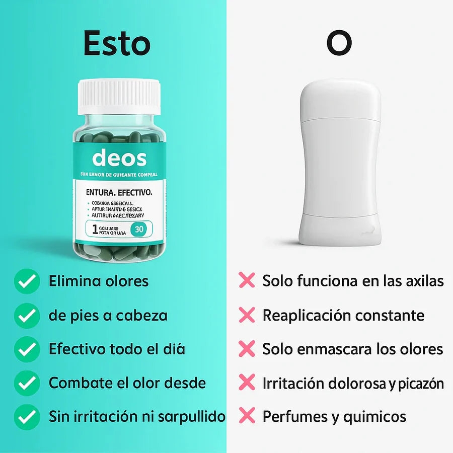 DEOS: Solución Científica Contra el Mal Olor Desde Adentro