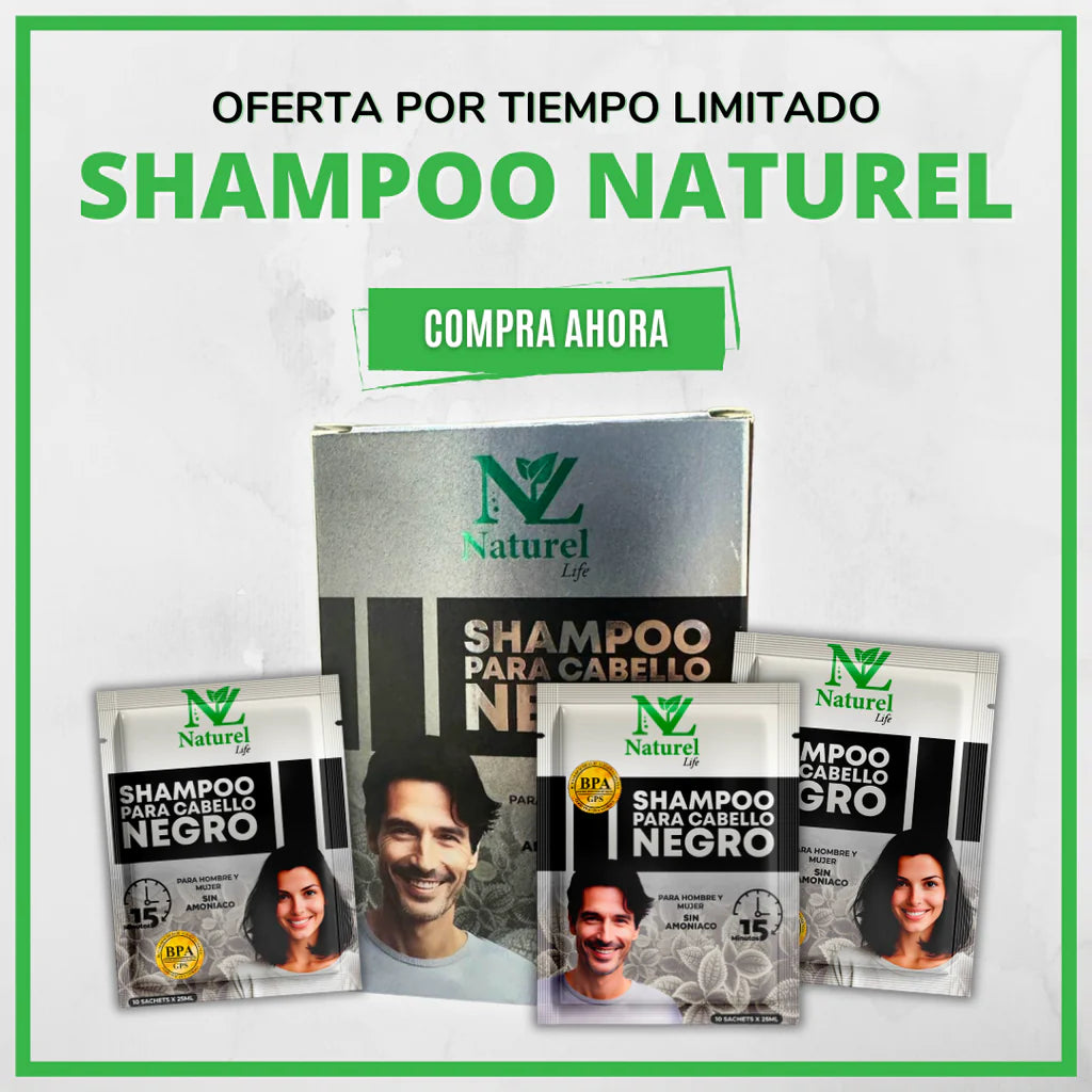 SHAMPOO ANTICANAS - NATURAL LIFE