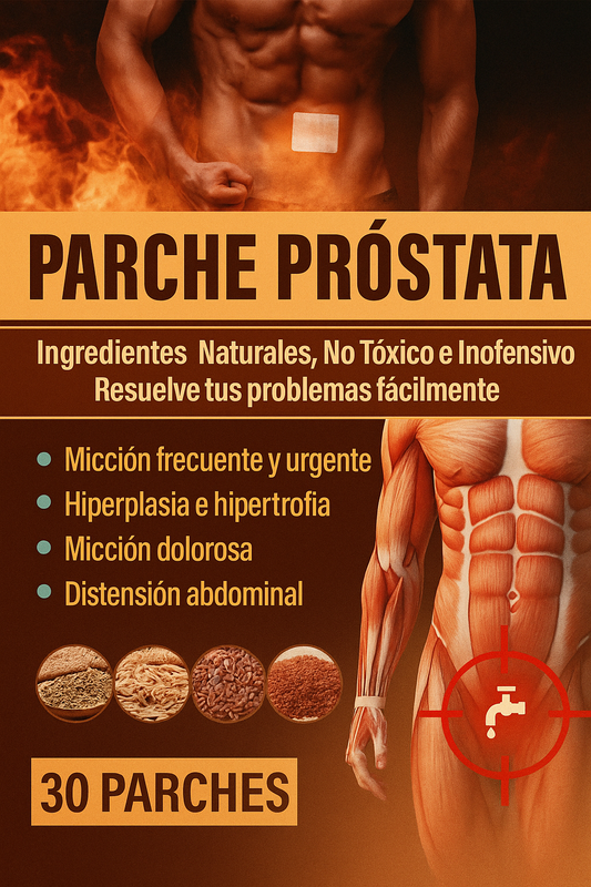 PARCHES HERBALES PROSTATE PATCH